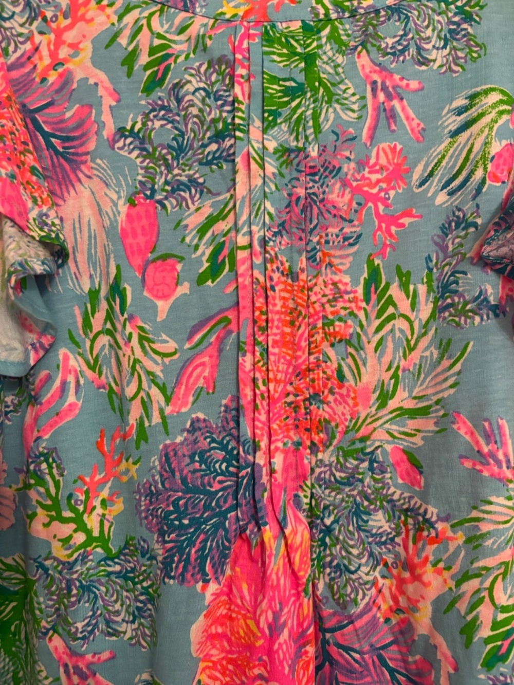 NWT Lilly Pulitzer Golda Top in Celestial Blue - Cay to My Heart - Picture 5 of 8